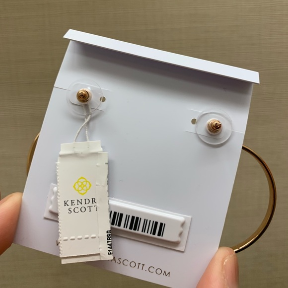 NWOT KENDRA SCOTT Mayra Open Frame Earrings - Picture 6 of 6